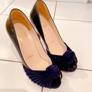 Suede open-toe high heels stilletto